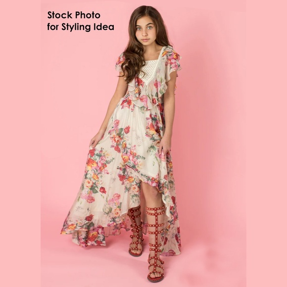 ‼️SOLD OUT‼️Joyfolie Celyn Studded Gladiator Black / Size Y5 - Picture 6 of 16